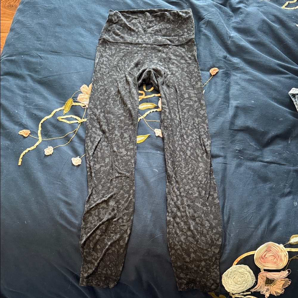 Neutral Align Patterned Leggings - image 1
